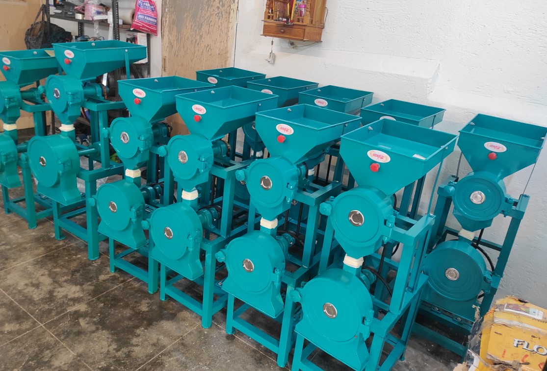 5HP Double Chamber Pulverizer Machine for Flour and Spices